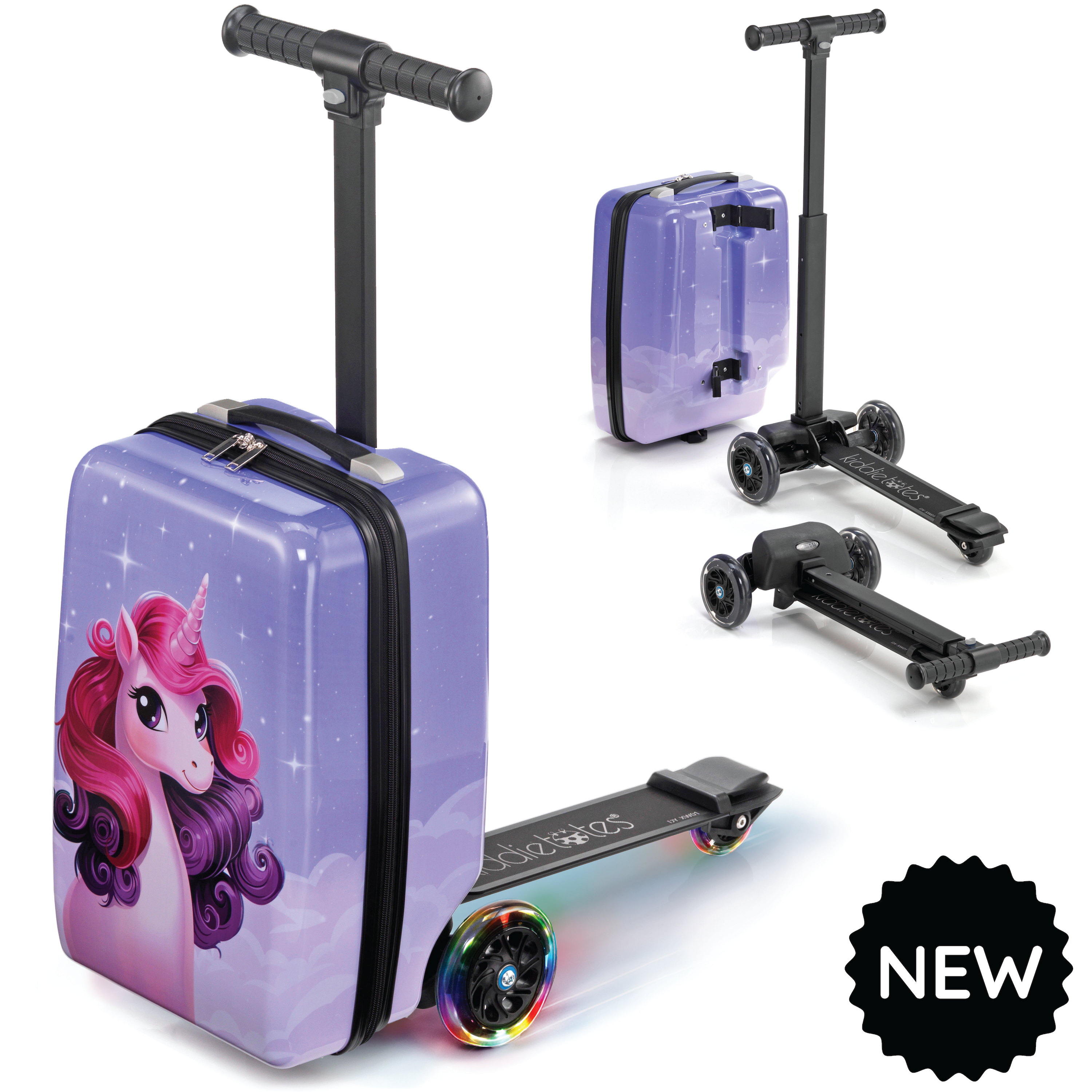 Unicorn 4-in-1 Detachable Scooter Luggage - Main Image