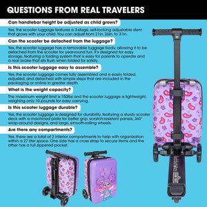 Abby Cadabby 4-in-1 Detachable Scooter Luggage