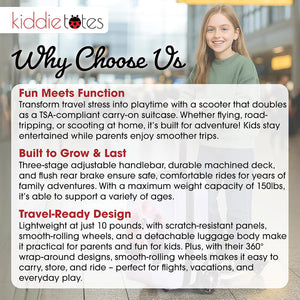 Abby Cadabby 4-in-1 Detachable Scooter Luggage