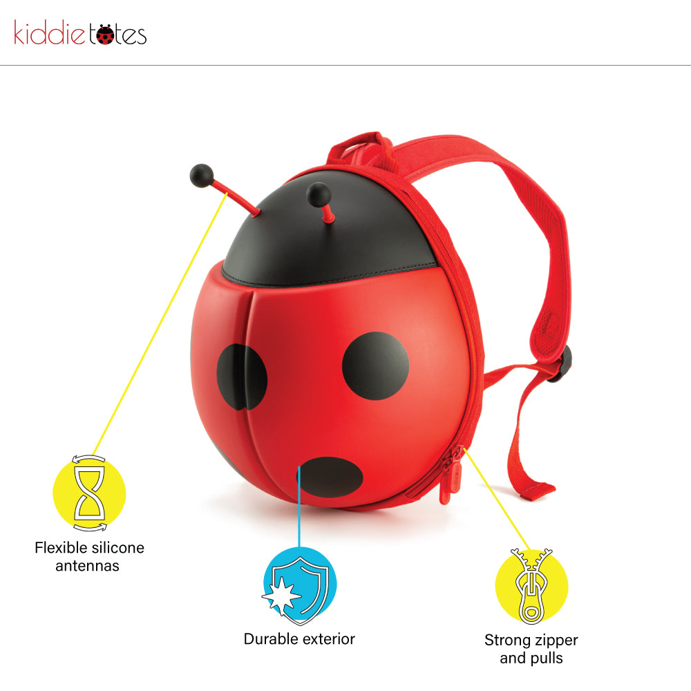 Kiddietotes Ladybug Backpack