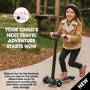 Sesame Street Gang 4-in-1 Detachable Scooter Luggage