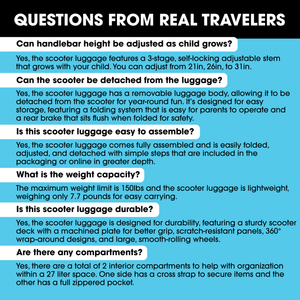 Drip 4-in-1 Detachable Scooter Luggage