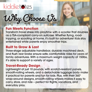 Unicorn 4-in-1 Detachable Scooter Luggage