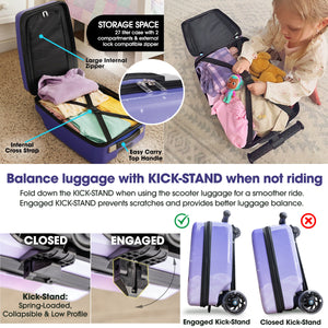 Unicorn 4-in-1 Detachable Scooter Luggage