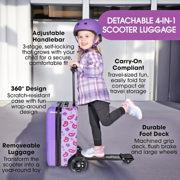 Abby Cadabby 4-in-1 Detachable Scooter Luggage
