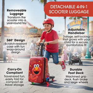 Elmo 4-in-1 Detachable Scooter Luggage