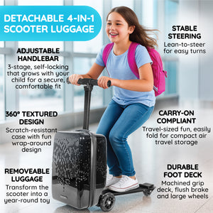 Drip 4-in-1 Detachable Scooter Luggage