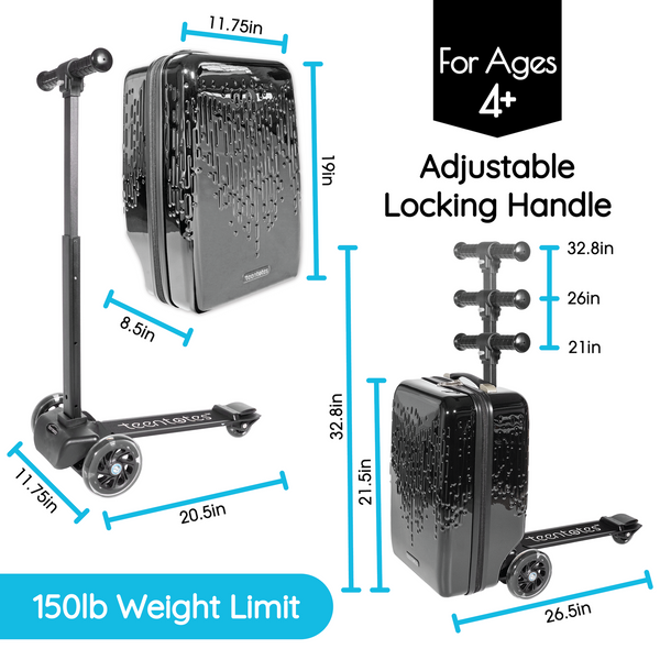 Drip 4-in-1 Detachable Scooter Luggage