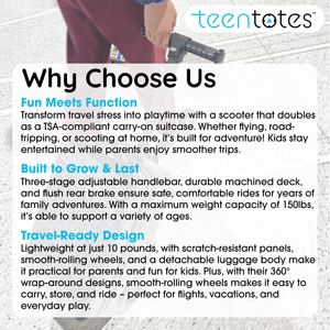 Drip 4-in-1 Detachable Scooter Luggage