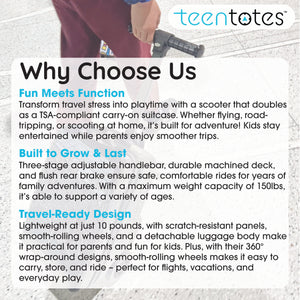 Graffiti 4-in-1 Detachable Scooter Luggage