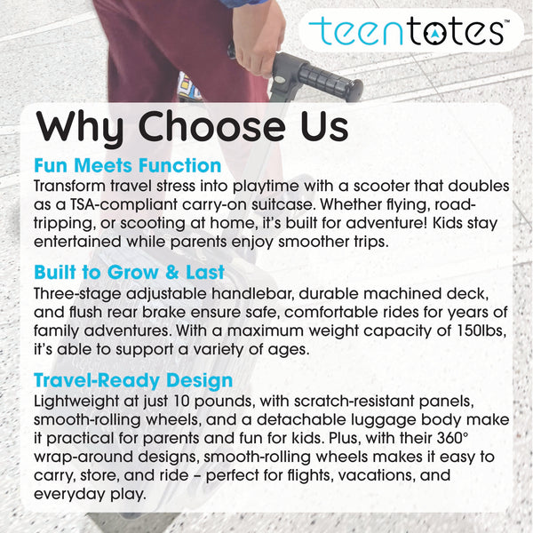 Graffiti 4-in-1 Detachable Scooter Luggage